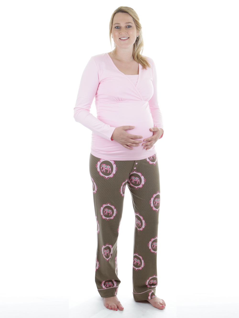 Baby pyjama Pink Elephant